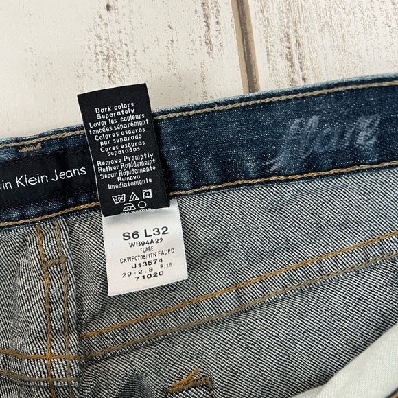 Calvin Klein Women's Flare Jeans Size 6 Boot Cut Wide Leg - Picture 9 of 12